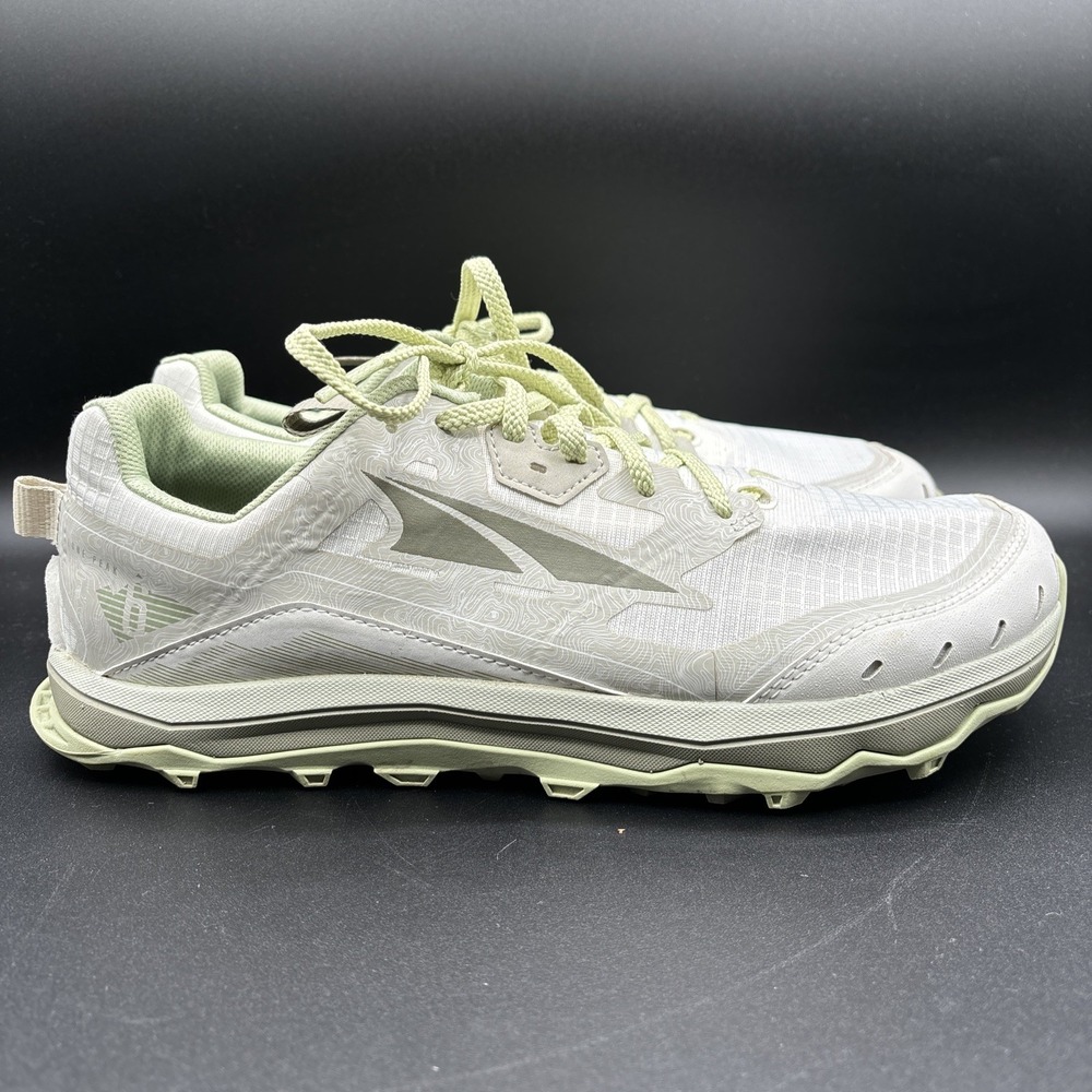 Altra Lone Peak 6 Sneakers Women's Size 11 Trail Running Shoes White Green - Picture 4 of 12